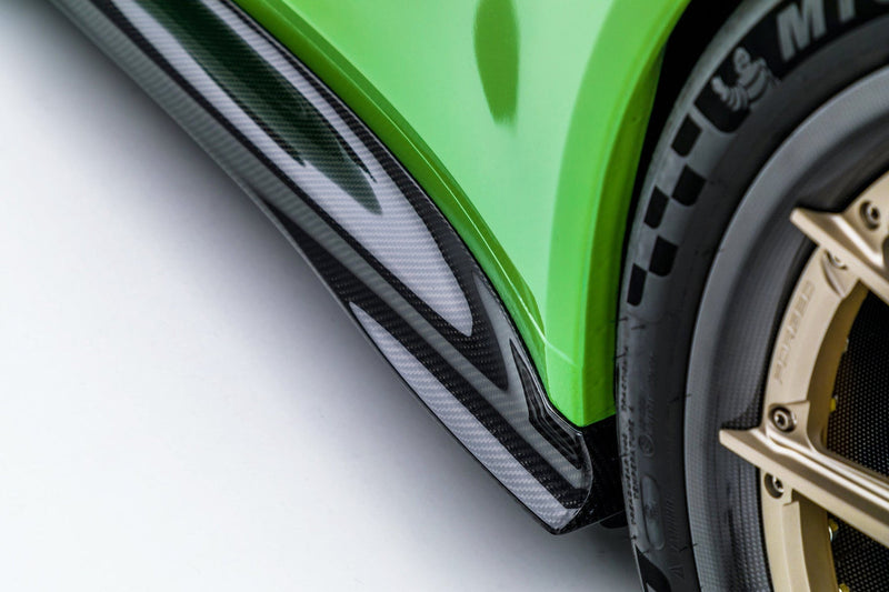 Vorsteiner GW9 Side Skirts Carbon Fiber PP 2x2 Glossy For Porsche 991 GT2 - POV2030