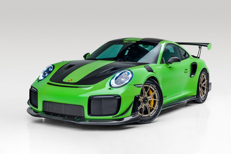 Vorsteiner GW9 Aero Front Spoiler Carbon Fiber PP 2X2 Glossy For Porsche 991 GT2 - POV2020