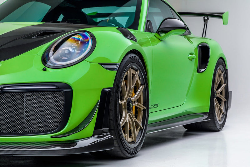 Vorsteiner GW9 Side Skirts Carbon Fiber PP 2x2 Glossy For Porsche 991 GT2 - POV2030