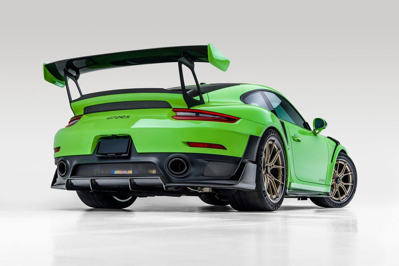 Vorsteiner GW9 Rear Diffuser Carbon Fiber PP 2x2 Glossy For Porsche 991 GT2 - POV2050