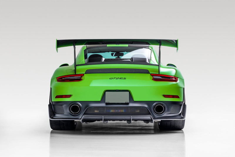 Vorsteiner GW9 Rear Decklid Spoiler Carbon Fiber PP 2x2 Glossy For Porsche 991 GT2 - POV2060