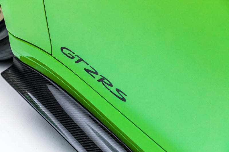 Vorsteiner GW9 Side Skirts Carbon Fiber PP 2x2 Glossy For Porsche 991 GT2 - POV2030