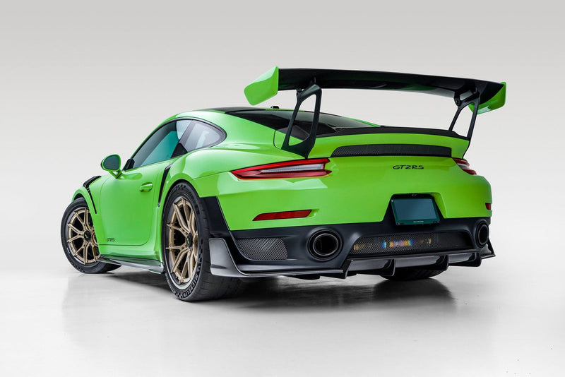 Vorsteiner GW9 Rear Diffuser Carbon Fiber PP 2x2 Glossy For Porsche 991 GT2 - POV2050