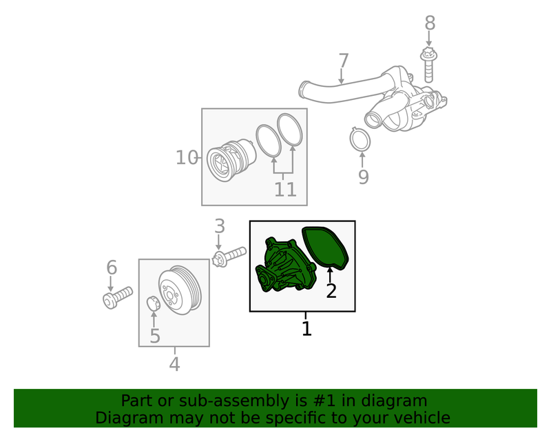 Genuine Porsche parts diagram