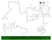 Genuine Porsche parts diagram