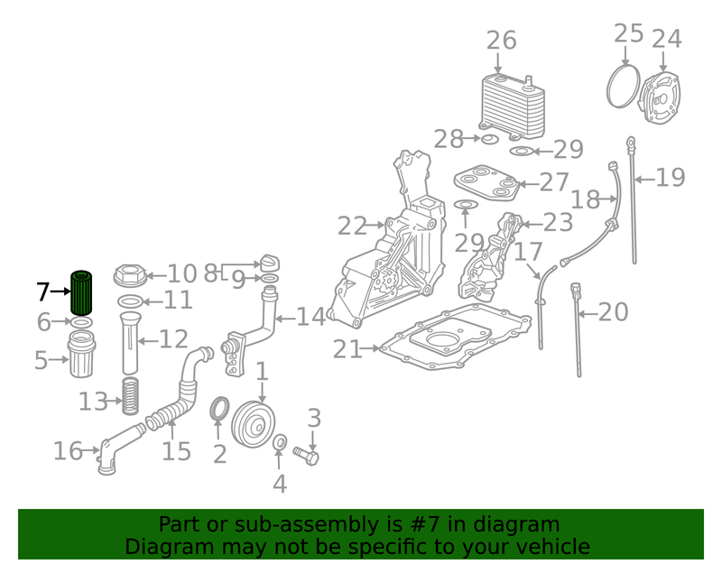 Genuine Porsche parts diagram