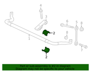 Genuine Porsche parts diagram