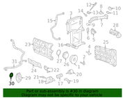 Genuine Porsche parts diagram