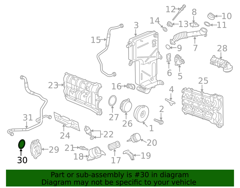 Genuine Porsche parts diagram
