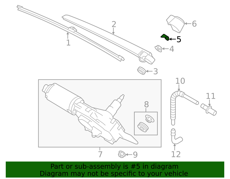 Genuine Porsche parts diagram