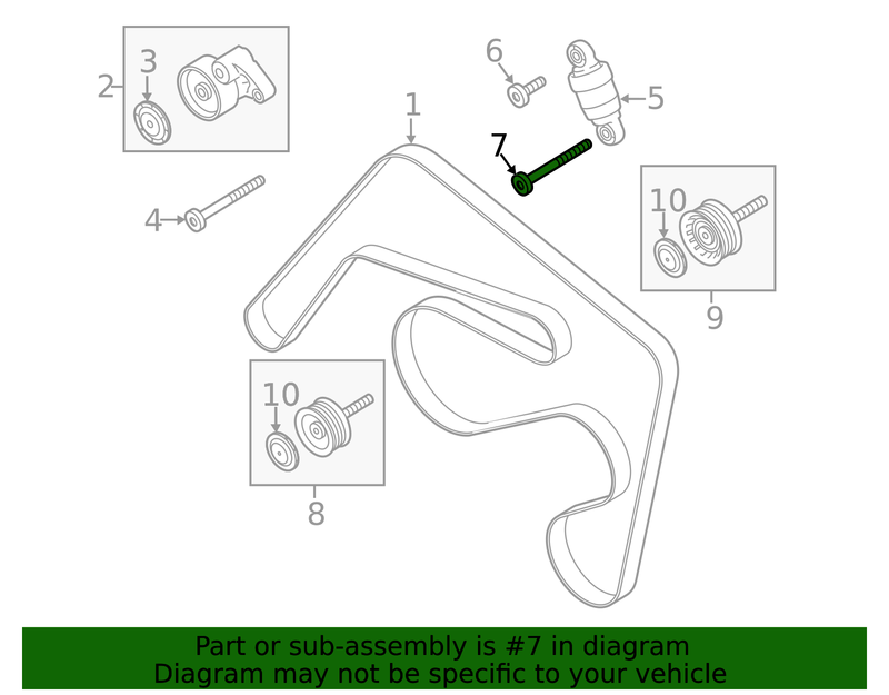 Genuine Porsche parts diagram