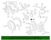 Genuine Porsche parts diagram