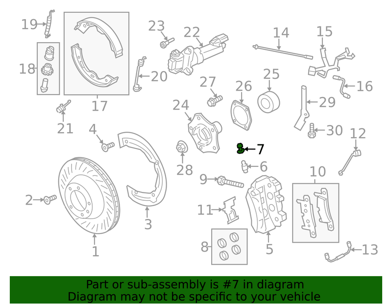 Genuine Porsche parts diagram