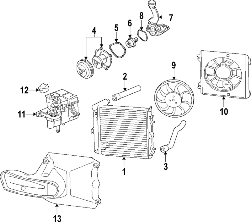 Genuine Porsche parts diagram