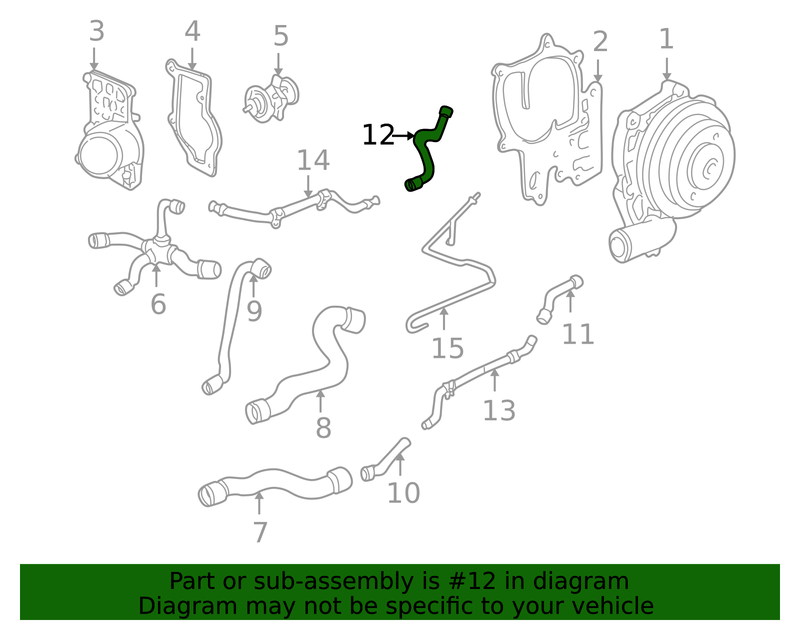 Genuine Porsche parts diagram