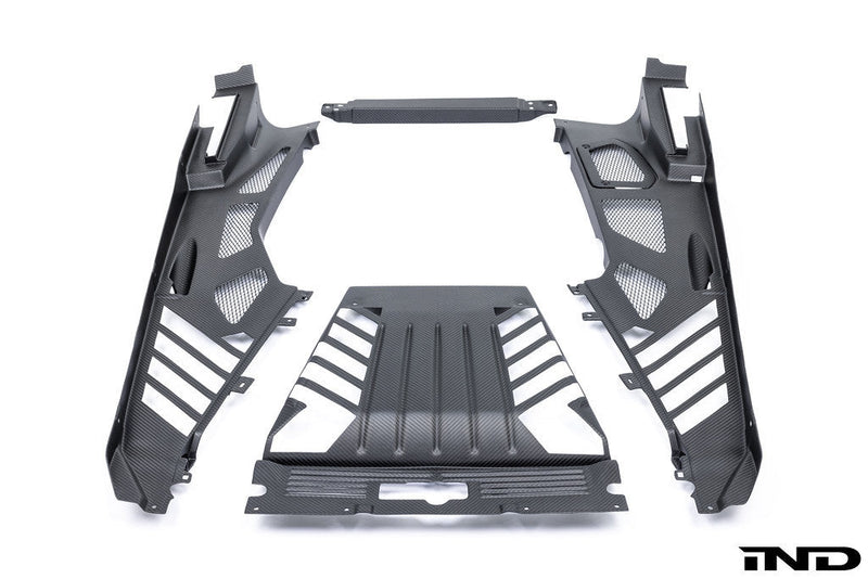 Eventuri Lamborghini Huracan Black Carbon Engine Cover Set