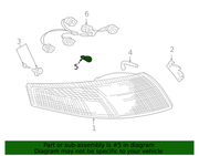 Genuine Porsche parts diagram