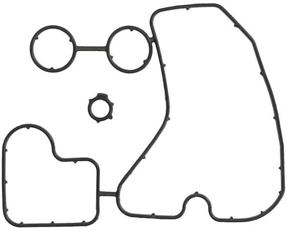 Audi Porsche VW Engine Oil Cooler Gasket Set 526.820 – Elring