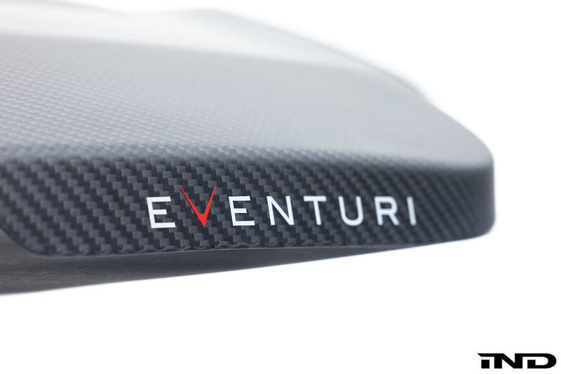Eventuri BMW F8X M3 / M4 S55 Black Carbon Engine Cover - Matte | EVE-F8XM-CFM-ENG