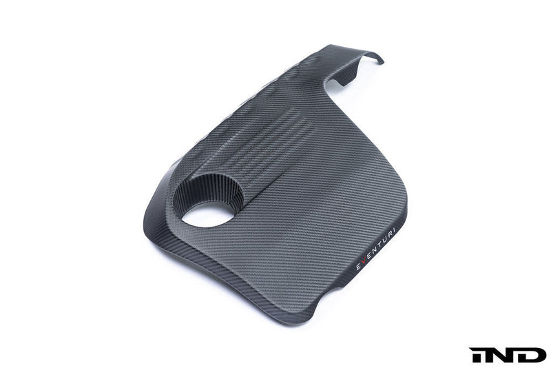 Eventuri BMW F8X M3 / M4 S55 Black Carbon Engine Cover - Matte | EVE-F8XM-CFM-ENG