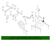 Genuine Porsche parts diagram