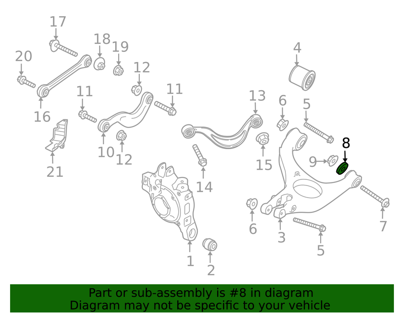 Genuine Porsche parts diagram