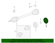 Genuine Porsche parts diagram