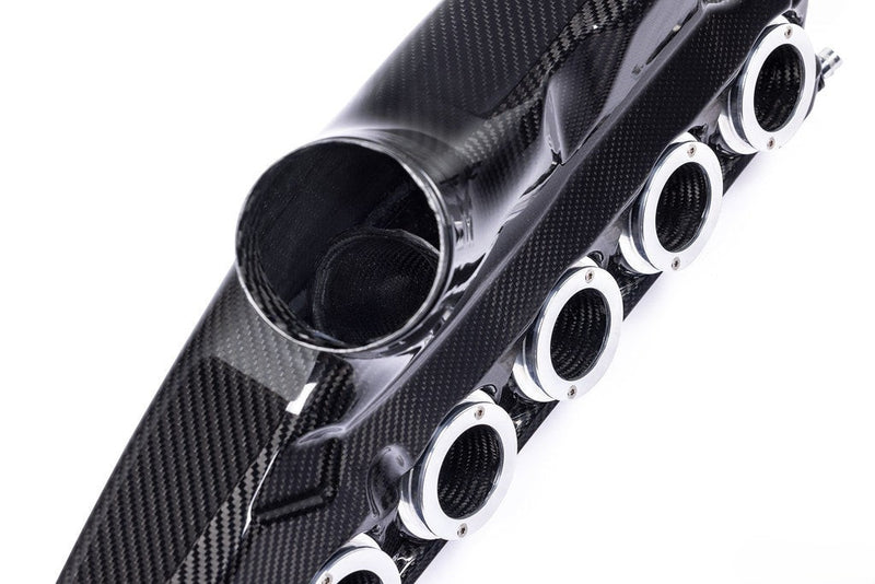 Eventuri BMW E60 M5 / E63 M6 (S85) Black Carbon Inlet Plenum | EVE-S85-CF-PLM