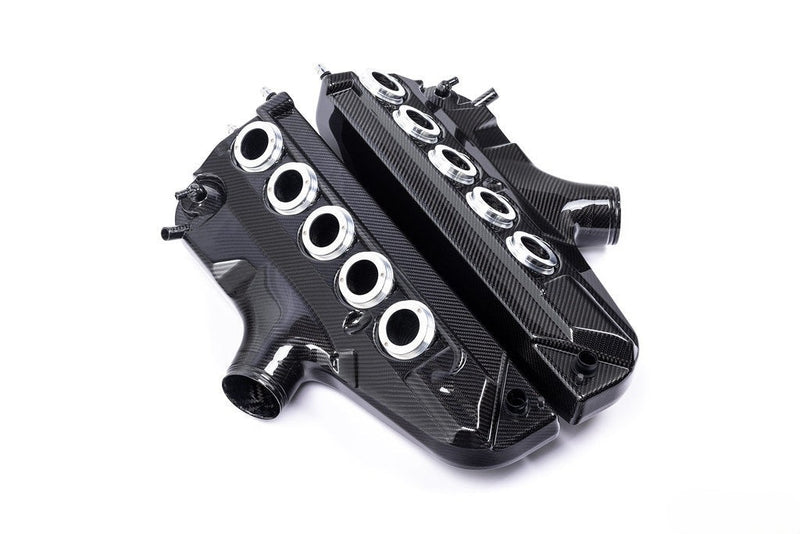 Eventuri BMW E60 M5 / E63 M6 (S85) Black Carbon Inlet Plenum | EVE-S85-CF-PLM
