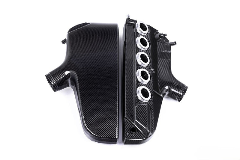 Eventuri BMW E60 M5 / E63 M6 (S85) Black Carbon Inlet Plenum | EVE-S85-CF-PLM