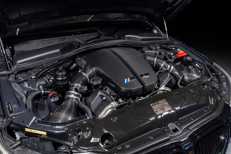 Eventuri BMW E60 M5 / E63 M6 (S85) Black Carbon Inlet Plenum | EVE-S85-CF-PLM