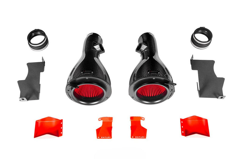 Eventuri BMW E60 M5 / E63 M6 Black Carbon Intake System - V2 | EVE-E60V2-CF-INT