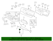 Genuine Porsche parts diagram