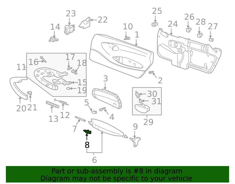 Genuine Porsche parts diagram