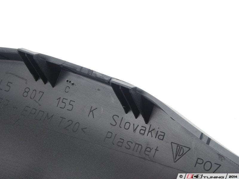 Left Tow Hook Receiver Cap - Primer Coated