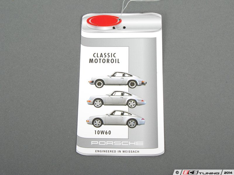 Porsche Classic Oil Change Service Label - 10W-60