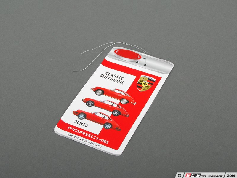 Porsche Classic Oil Change Service Label - 20W-50