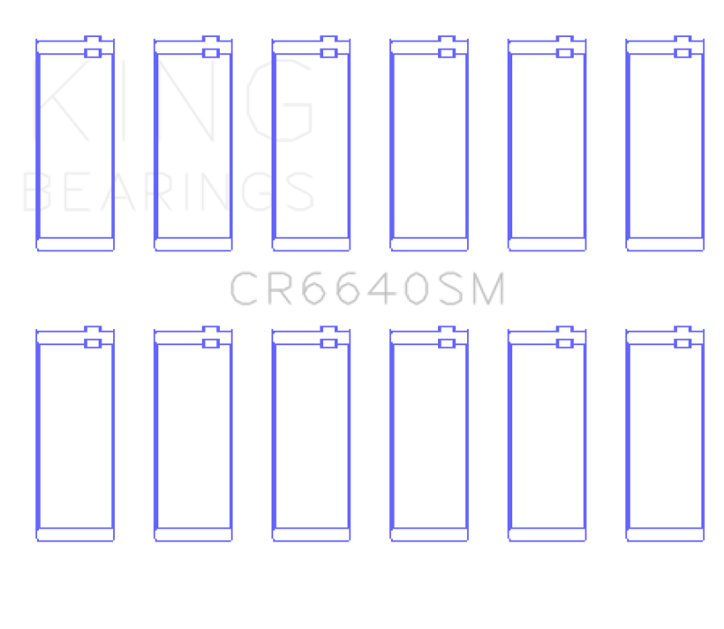 KING ENGINE BEARINGS CR6640SM