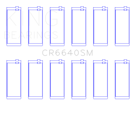 KING ENGINE BEARINGS CR6640SM