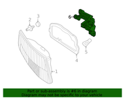 Genuine Porsche parts diagram