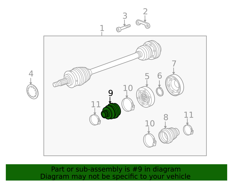 Genuine Porsche parts diagram