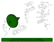 Genuine Porsche parts diagram