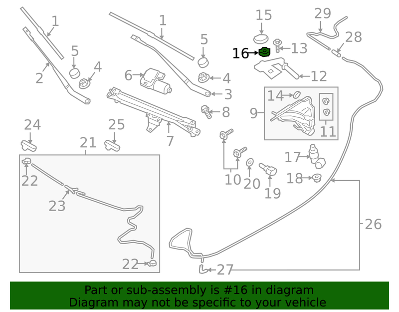 Part can be found as reference #16 in illustration