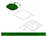 Genuine Porsche parts diagram