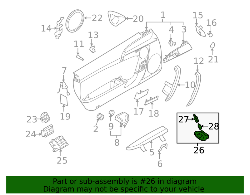 Genuine Porsche parts diagram