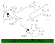 Genuine Porsche parts diagram