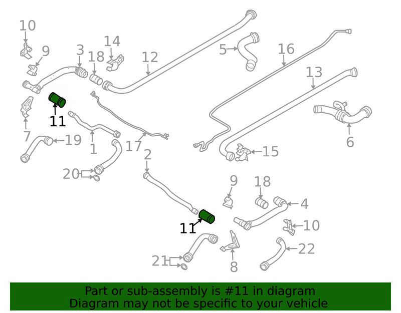 Genuine Porsche parts diagram