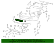 Genuine Porsche parts diagram