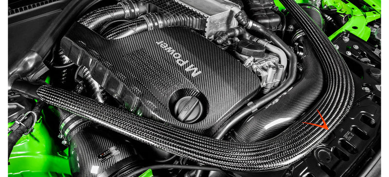 Eventuri Carbon Charge-pipes For BMW F8X M2C/M3/M4 - S55 - EVE-S55-CF-CHG