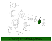 Genuine Porsche parts diagram
